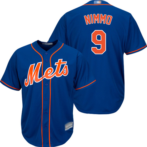 Replica Men's Brandon Nimmo Royal Blue Alternate Home Jersey - #9 Baseball  New York Mets Cool Base