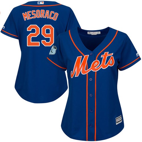 Authentic Women's Devin Mesoraco Royal Blue Alternate Home Jersey - #29 Baseball New York Mets Cool Base