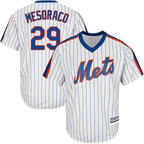 Authentic Youth Devin Mesoraco White Alternate Jersey - #29 Baseball New York Mets Cool Base