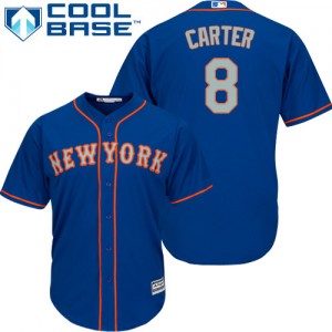 Majestic Gary Carter New York Mets Throwback Pinstripe Replica Jersey 