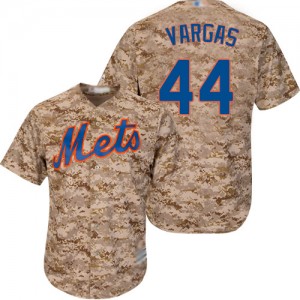 Authentic Men's Jason Vargas Camo Alternate Jersey - #44 Baseball New York Mets Cool Base