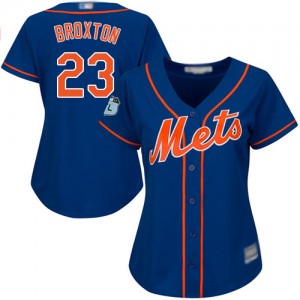 Authentic Women's Keon Broxton Royal Blue Alternate Home Jersey - #23 Baseball New York Mets Cool Base