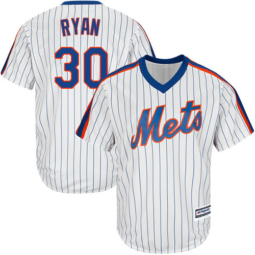 Men's New York Mets #30 Nolan Ryan Replica White Alternate Cool Base Baseball Jersey