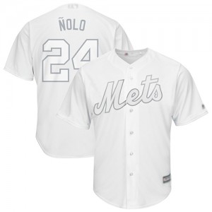 Authentic Men's Robinson Cano White Jersey - #24 Baseball New York Mets 