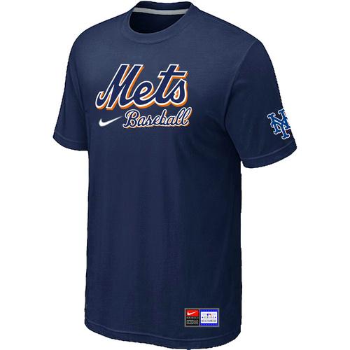 Baseball Men's New York Mets Practice T-Shirt - Navy